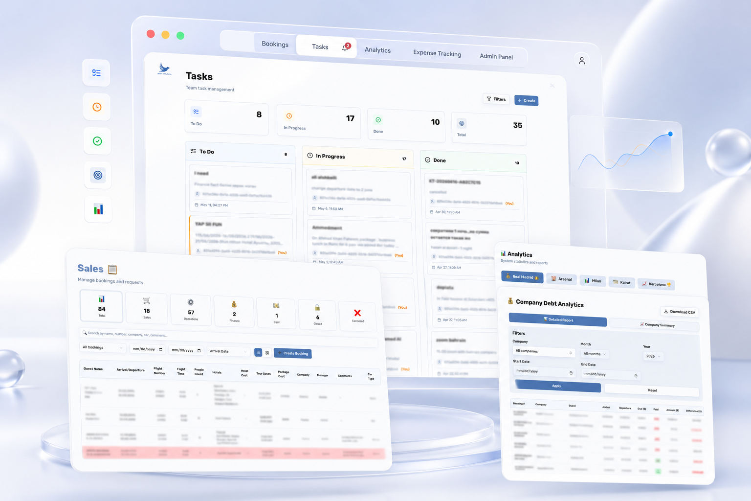 Kite Travel CRM